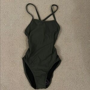 Jolyn Army Green One-Piece Swimsuit